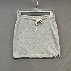 GAP Fleece Mini Skirt Women's Size XS Gray 15" Long